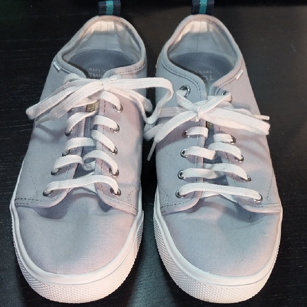 Toms Light Gray Canvas Footwear